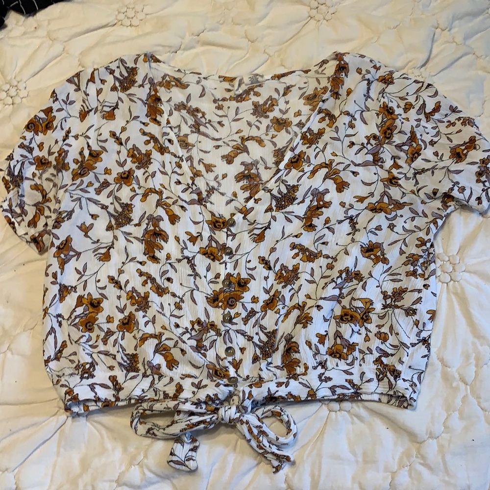 Sky and sparrow blouse LARGE